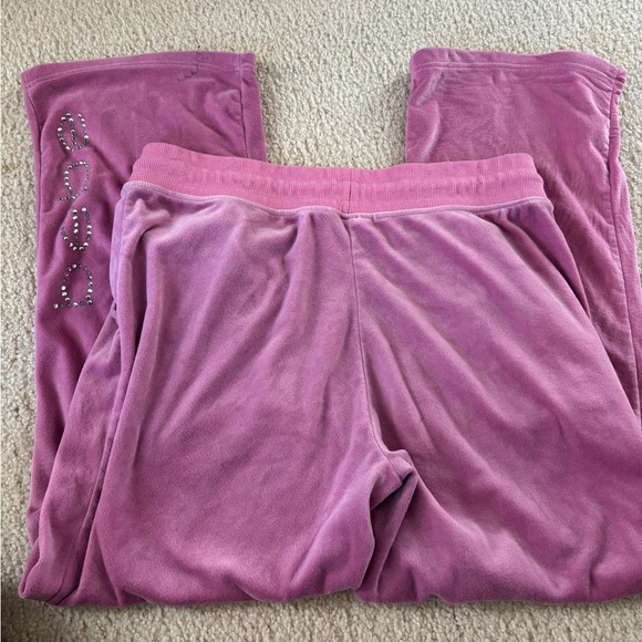 Bebe Rhinestone Straight Leg Pants - Picture 6 of 6